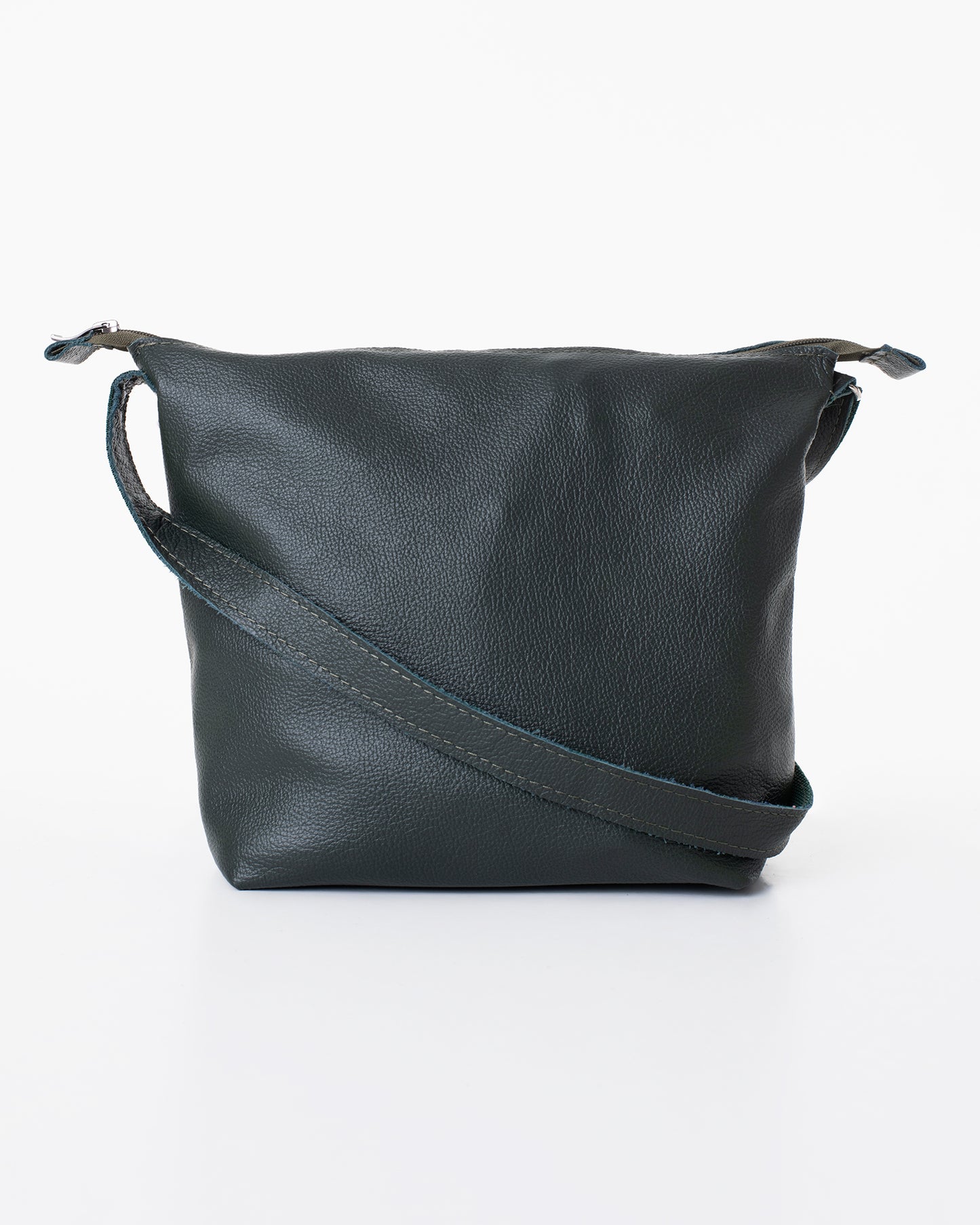Trendbag women's dark grey shoulder bag with a simple design and adjustable strap