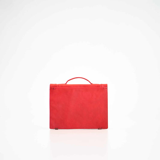 Papillon modern red office bag with top handle and sleek minimalist design